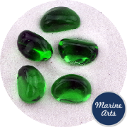 7459-P8 - Craft Pack - Glass Stones - Forest Green